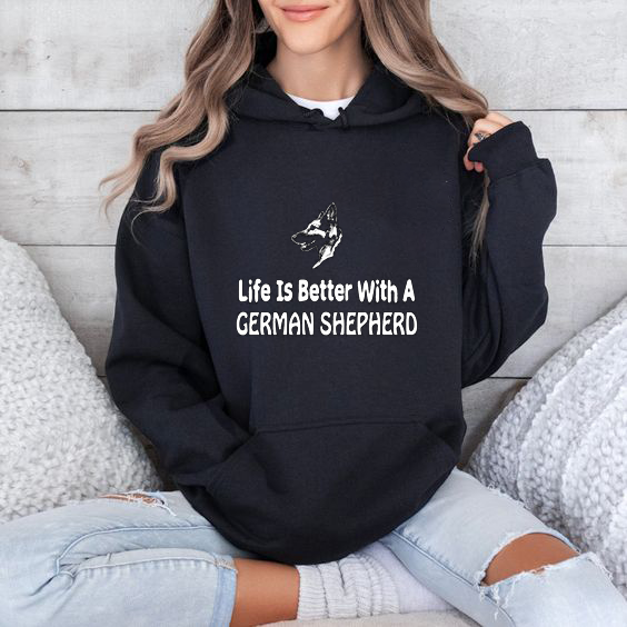 Дамски суитшър Life is better with GSD