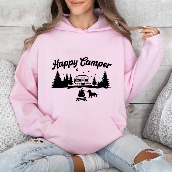 Дамски суитшър Happy Camper DTF