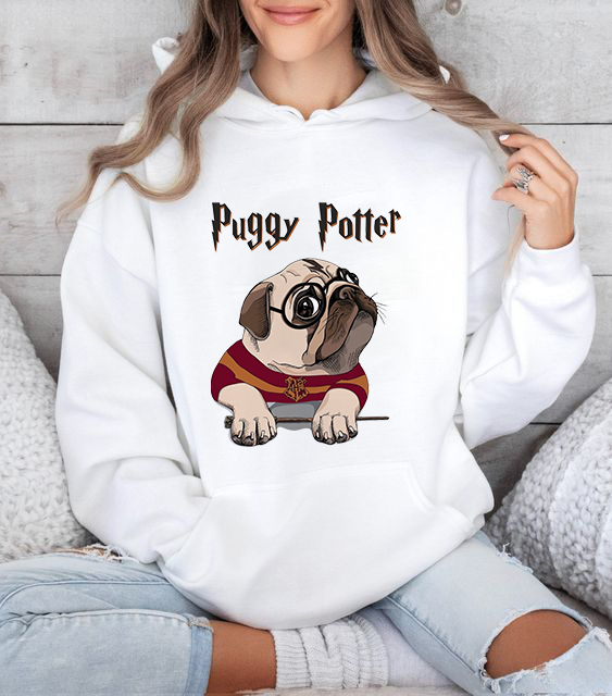 Дамски суитшър Puggy Potter DTF