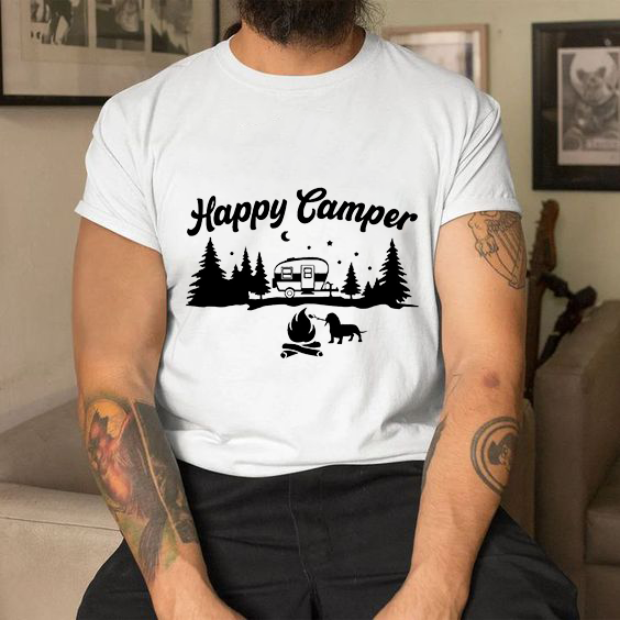 Мъжка тениска Happy Camper DTF