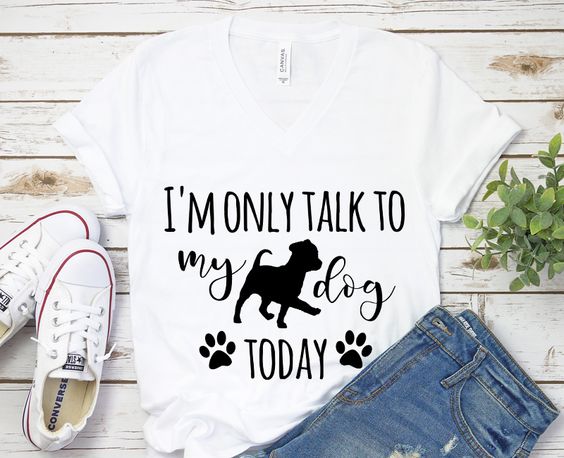 Дамска тениска Only Talk To My Dog