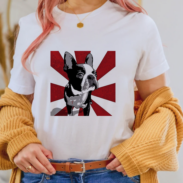 Дамска тениска Boston Terrier Japan